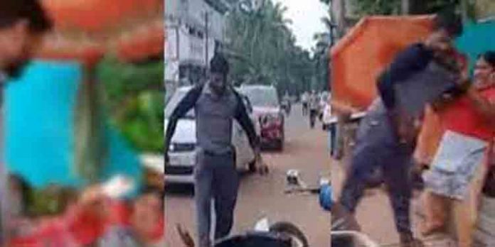 മല്സ്യവില്പന നടത്തുന്നതിനിടെ വീട്ടമ്മയെ മര്ദിച്ച ഭര്ത്താവ് കസ്റ്റഡിയില് മല്സ്യവില്പന നടത്തുന്നതിനിടെ വീട്ടമ്മയെ മര്ദിച്ച ഭര്ത്താവ് കസ്റ്റഡിയില്