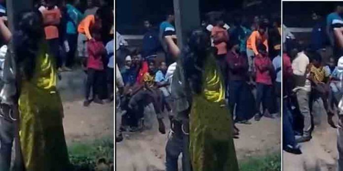 അവിഹിതബന്ധമുണ്ടെന്ന് ആരോപിച്ച് 30കാരിയെയും യുവാവിനെയും ഇലക്ട്രിക്ക് പോസ്റ്റില് കെട്ടിയിട്ട് ക്രൂരമായി മര്ദ്ദിച്ചു അവിഹിതബന്ധമുണ്ടെന്ന് ആരോപിച്ച് 30കാരിയെയും യുവാവിനെയും ഇലക്ട്രിക്ക് പോസ്റ്റില് കെട്ടിയിട്ട് ക്രൂരമായി മര്ദ്ദിച്ചു