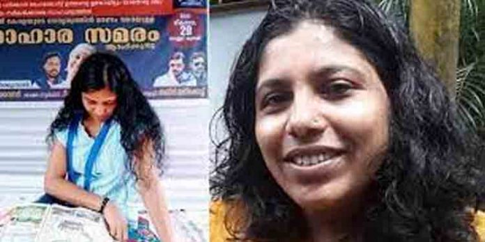 ജാതി വിവേചനം : സമരം അവസാനിപ്പിച്ച് ഗവേഷക ജാതി വിവേചനം : സമരം അവസാനിപ്പിച്ച് ഗവേഷക