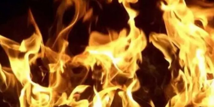 ഓടിക്കൊണ്ടിരുന്ന കെഎസ്ആർടിസി ബസിന് തീ പിടിച്ചു ഓടിക്കൊണ്ടിരുന്ന കെഎസ്ആർടിസി ബസിന് തീ പിടിച്ചു