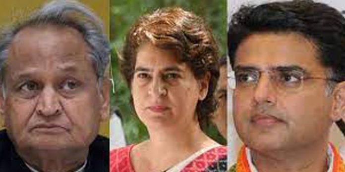 സച്ചിന് പക്ഷത്തെ മന്ത്രിസഭയുടെ ഭാഗമാക്കണം ; കര്ശന നിര്ദേശവുമായി പ്രിയങ്ക സച്ചിന് പക്ഷത്തെ മന്ത്രിസഭയുടെ ഭാഗമാക്കണം ; കര്ശന നിര്ദേശവുമായി പ്രിയങ്ക