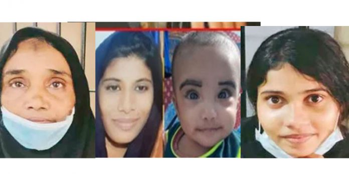 അമ്മയും കുഞ്ഞും പൊള്ളലേറ്റ് മരിച്ച സംഭവത്തില് ഭര്തൃമാതാവിനെയും ഭര്തൃസഹോദരിയുടെ മകളെയും അറസ്റ്റ് ചെയ്തു അമ്മയും കുഞ്ഞും പൊള്ളലേറ്റ് മരിച്ച സംഭവത്തില് ഭര്തൃമാതാവിനെയും ഭര്തൃസഹോദരിയുടെ മകളെയും അറസ്റ്റ് ചെയ്തു