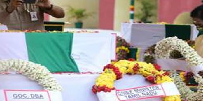 സംയുക്ത സേനാ മേധാവിക്കും ധീരസൈനികര്ക്കും രാജ്യത്തിന്റെ അന്ത്യാജഞ്ജലി സംയുക്ത സേനാ മേധാവിക്കും ധീരസൈനികര്ക്കും രാജ്യത്തിന്റെ അന്ത്യാജഞ്ജലി
