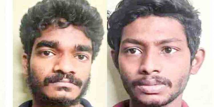 റോഡിലൂടെ നടന്നു പോയ യുവതിയുടെ മൊബൈല് ഫോണ് തട്ടിയെടുത്ത കേസില് രണ്ട് യുവാക്കള് അറസ്റ്റില് റോഡിലൂടെ നടന്നു പോയ യുവതിയുടെ മൊബൈല് ഫോണ് തട്ടിയെടുത്ത കേസില് രണ്ട് യുവാക്കള് അറസ്റ്റില്