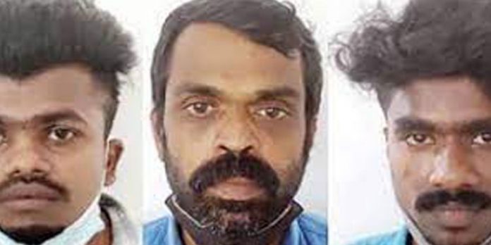 ബാറ്ററി മോഷണം – പെൺകുട്ടിയെ തട്ടിക്കൊണ്ടുപോകൽ ; മൂന്നുപേർ അറസ്റ്റിൽ ബാറ്ററി മോഷണം – പെൺകുട്ടിയെ തട്ടിക്കൊണ്ടുപോകൽ ; മൂന്നുപേർ അറസ്റ്റിൽ