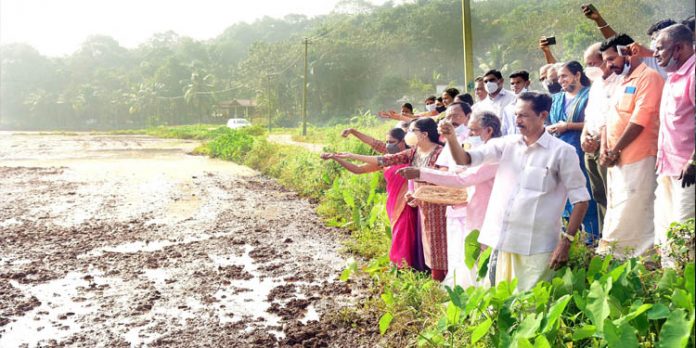 ഓമല്ലൂര് ചീക്കനാല് കുളക്കട ഏലായില് വിത ഉത്സവം നടത്തി ഓമല്ലൂര് ചീക്കനാല് കുളക്കട ഏലായില് വിത ഉത്സവം നടത്തി