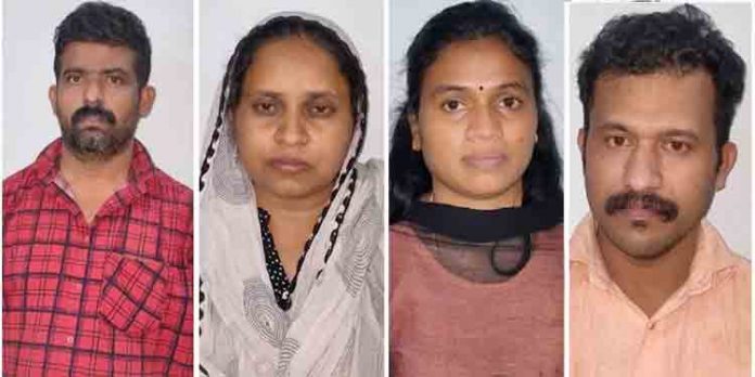 സ്ത്രീകളെ കാണിച്ച് വിവാഹതട്ടിപ്പ് അഞ്ചുപേര് അറസ്റ്റില് സ്ത്രീകളെ കാണിച്ച് വിവാഹതട്ടിപ്പ് അഞ്ചുപേര് അറസ്റ്റില്