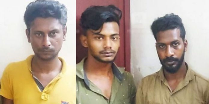 പ്രായപൂര്ത്തിയാകാത്ത പെണ്കുട്ടിയെ പീഡിപ്പിച്ച കേസില് മൂന്നു യുവാക്കള് അറസ്റ്റില് പ്രായപൂര്ത്തിയാകാത്ത പെണ്കുട്ടിയെ പീഡിപ്പിച്ച കേസില് മൂന്നു യുവാക്കള് അറസ്റ്റില്
