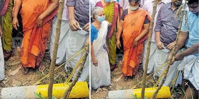 കെ – റെയില് പദ്ധതിക്കായി സ്ഥാപിച്ച കല്ല് വെല്ഫെയര് പാര്ട്ടി പ്രവര്ത്തകരുടെ നേതൃത്വത്തില് പിഴുതുമാറ്റി കെ – റെയില് പദ്ധതിക്കായി സ്ഥാപിച്ച കല്ല് വെല്ഫെയര് പാര്ട്ടി പ്രവര്ത്തകരുടെ നേതൃത്വത്തില് പിഴുതുമാറ്റി