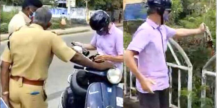 കോവളത്ത് വിദേശ പൗരനെ അപമാനിച്ച സംഭവം ; ഗ്രേഡ് എസ്ഐയുടെ സസ്പെന്ഷന് പിന്വലിച്ചു കോവളത്ത് വിദേശ പൗരനെ അപമാനിച്ച സംഭവം ; ഗ്രേഡ് എസ്ഐയുടെ സസ്പെന്ഷന് പിന്വലിച്ചു