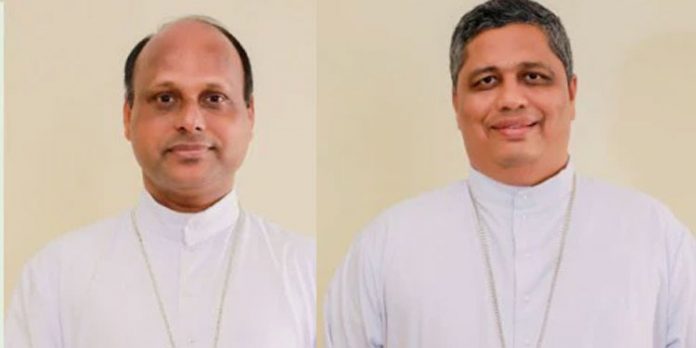 മാര് ജോസഫ് പാംപ്ലാനി തലശ്ശേരി ആര്ച്ച്ബിഷപ് ; മാര് പീറ്റര് കൊച്ചുപുരയ്ക്കല് പാലക്കാട് ബിഷപ് മാര് ജോസഫ് പാംപ്ലാനി തലശ്ശേരി ആര്ച്ച്ബിഷപ് ; മാര് പീറ്റര് കൊച്ചുപുരയ്ക്കല് പാലക്കാട് ബിഷപ്