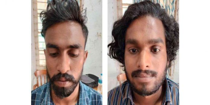 വനിത പോലീസ് ഉദ്യോഗസ്ഥക്കെതിരെ വധഭീഷണി മുഴക്കിയ സംഭവത്തില് രണ്ട് യുവാക്കളെ പോലീസ് അറസ്റ്റ് ചെയ്തു വനിത പോലീസ് ഉദ്യോഗസ്ഥക്കെതിരെ വധഭീഷണി മുഴക്കിയ സംഭവത്തില് രണ്ട് യുവാക്കളെ പോലീസ് അറസ്റ്റ് ചെയ്തു