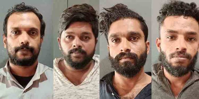 ഹോംസ്റ്റേയില് നടത്തിയ റെയ്ഡില് എം.ഡി.എം.എ പിടിച്ചെടുത്തു ; നാലു പോരെ അറസ്റ്റ് ചെയ്തു ഹോംസ്റ്റേയില് നടത്തിയ റെയ്ഡില് എം.ഡി.എം.എ പിടിച്ചെടുത്തു ; നാലു പോരെ അറസ്റ്റ് ചെയ്തു