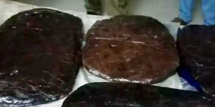 കിളിമാനൂരില് കോടികള് വിലമതിക്കുന്ന തിമിംഗല ഛര്ദി പിടികൂടി കിളിമാനൂരില് കോടികള് വിലമതിക്കുന്ന തിമിംഗല ഛര്ദി പിടികൂടി