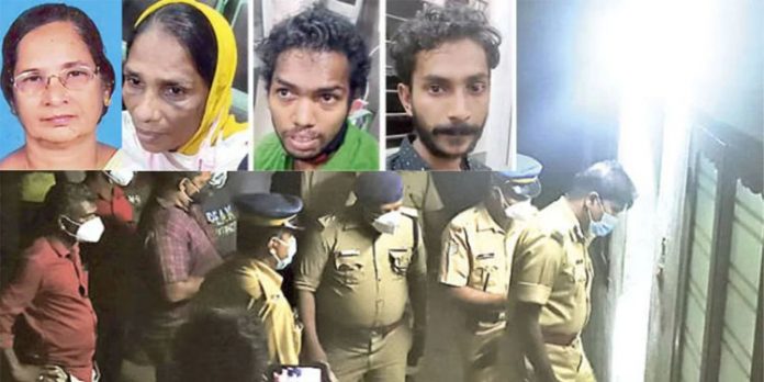 വയോധികയെ തലയ്ക്കടിച്ച് കൊലപ്പെടുത്തി ; ആഭരണങ്ങളുമായി രക്ഷപ്പെട്ട അമ്മയും മകനും സുഹൃത്തും പിടിയില് വയോധികയെ തലയ്ക്കടിച്ച് കൊലപ്പെടുത്തി ; ആഭരണങ്ങളുമായി രക്ഷപ്പെട്ട അമ്മയും മകനും സുഹൃത്തും പിടിയില്