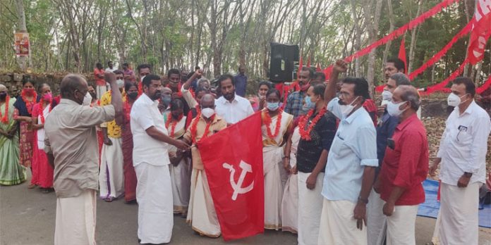 സിപിഐയിലേക്ക് ചേർന്നവർക്ക് സ്വീകരണം നല്കി സിപിഐയിലേക്ക് ചേർന്നവർക്ക് സ്വീകരണം നല്കി