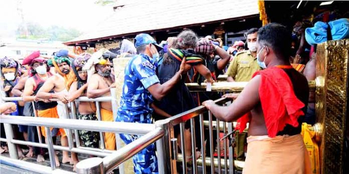 സീസണിൽ ഏറ്റവും കൂടുതൽ അയ്യപ്പൻമാർ ദർശനം നടത്തിയത് ശനിയാഴ്ച സീസണിൽ ഏറ്റവും കൂടുതൽ അയ്യപ്പൻമാർ ദർശനം നടത്തിയത് ശനിയാഴ്ച