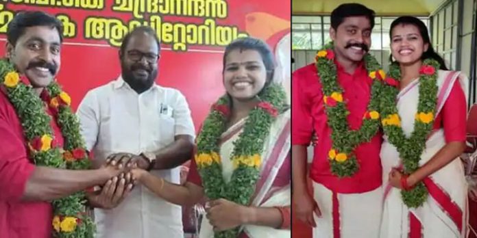 സിപിഐക്കാരി വധുവിന് സിപിഎമ്മില് നിന്ന് വരന് ; ചടങ്ങില് പങ്കെടുക്കാതെ സിപിഐ നേതാക്കള് സിപിഐക്കാരി വധുവിന് സിപിഎമ്മില് നിന്ന് വരന് ; ചടങ്ങില് പങ്കെടുക്കാതെ സിപിഐ നേതാക്കള്