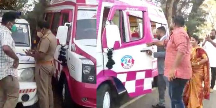 ആംബുലൻസ് ദുരുപയോഗം ചെയ്ത സംഭവം ; വാഹനം പിടിച്ചെടുത്തു ആംബുലൻസ് ദുരുപയോഗം ചെയ്ത സംഭവം ; വാഹനം പിടിച്ചെടുത്തു
