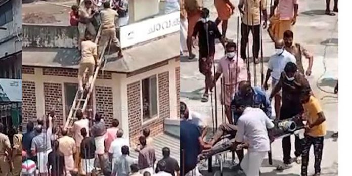 ചാവക്കാട് യുവതിയും യുവാവും കെട്ടിടത്തിൽനിന്ന് മറ്റൊന്നിലേക്ക് ചാടി ; ഇരുവർക്കും പരിക്ക് ചാവക്കാട് യുവതിയും യുവാവും കെട്ടിടത്തിൽനിന്ന് മറ്റൊന്നിലേക്ക് ചാടി ; ഇരുവർക്കും പരിക്ക്