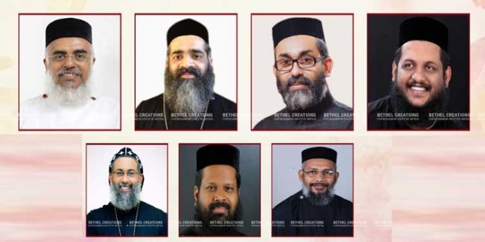 മലങ്കര സുറിയാനി സഭയിലേയ്ക്ക് ഏഴ് മെത്രാപ്പോലീത്തമാരെ തിരഞ്ഞെടുത്തു മലങ്കര സുറിയാനി സഭയിലേയ്ക്ക് ഏഴ് മെത്രാപ്പോലീത്തമാരെ തിരഞ്ഞെടുത്തു