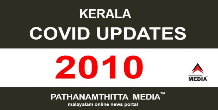 കേരളത്തില് ഇന്ന് 2010 പേര്ക്ക് കൊവിഡ് സ്ഥിരീകരിച്ചു കേരളത്തില് ഇന്ന് 2010 പേര്ക്ക് കൊവിഡ് സ്ഥിരീകരിച്ചു