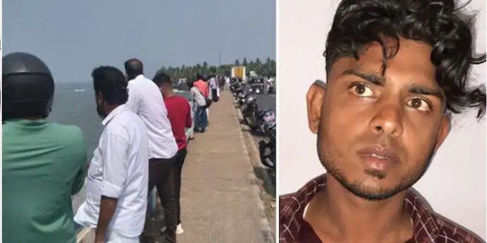 പോലീസിനെ കണ്ട് പ്രതി പുഴയിൽ ചാടി ; രണ്ട് മണിക്കൂറിന് ശേഷം പുഴയിൽ നിന്ന് തന്നെ വലയിലാക്കി പോലീസ് പോലീസിനെ കണ്ട് പ്രതി പുഴയിൽ ചാടി ; രണ്ട് മണിക്കൂറിന് ശേഷം പുഴയിൽ നിന്ന് തന്നെ വലയിലാക്കി പോലീസ്