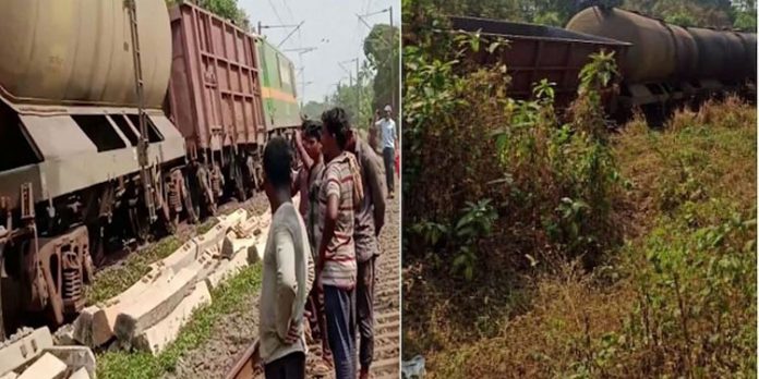 പുതുക്കാട് ഗുഡ്സ് ട്രെയിൻ പാളം തെറ്റി ; തൃശ്ശൂർ – എറണാകുളം റൂട്ടിൽ ട്രെയിൻ ഗതാഗതം തടസപ്പെട്ടു പുതുക്കാട് ഗുഡ്സ് ട്രെയിൻ പാളം തെറ്റി ; തൃശ്ശൂർ – എറണാകുളം റൂട്ടിൽ ട്രെയിൻ ഗതാഗതം തടസപ്പെട്ടു