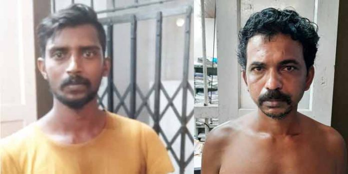 മോട്ടോർ പമ്പ് മോഷ്ടിച്ച രണ്ടുപേർ അറസ്റ്റിൽ മോട്ടോർ പമ്പ് മോഷ്ടിച്ച രണ്ടുപേർ അറസ്റ്റിൽ
