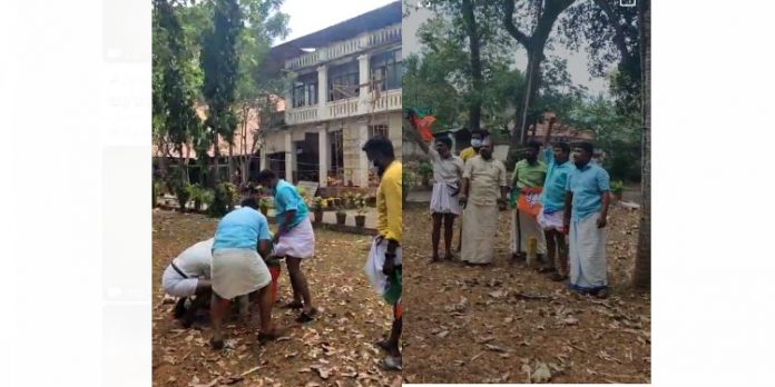 കെ – റെയില് വിരുദ്ധ സമരം നടത്തിയ യുവമോര്ച്ച പ്രവര്ത്തകര് മുഖ്യമന്ത്രിയുടെ ഔദ്യോഗിക വസതിയായ ക്ലിഫ് ഹൗസില് കല്ലിട്ടു കെ – റെയില് വിരുദ്ധ സമരം നടത്തിയ യുവമോര്ച്ച പ്രവര്ത്തകര് മുഖ്യമന്ത്രിയുടെ ഔദ്യോഗിക വസതിയായ ക്ലിഫ് ഹൗസില് കല്ലിട്ടു
