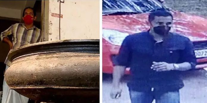 കണ്ണൂരിലെ ഉരുളിക്കള്ളന് പോലീസ് പിടിയില് കണ്ണൂരിലെ ഉരുളിക്കള്ളന് പോലീസ് പിടിയില്