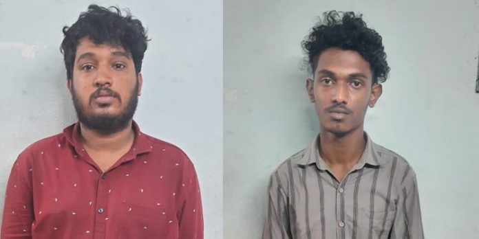 പ്രായപൂർത്തിയാകാത്ത പെൺകുട്ടികളെ തട്ടിക്കൊണ്ടുപോയി പീഡിപ്പിച്ചു : രണ്ട് യുവാക്കൾ അറസ്റ്റിൽ പ്രായപൂർത്തിയാകാത്ത പെൺകുട്ടികളെ തട്ടിക്കൊണ്ടുപോയി പീഡിപ്പിച്ചു : രണ്ട് യുവാക്കൾ അറസ്റ്റിൽ