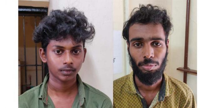 പ്രായപൂർത്തിയാകാത്ത പെൺകുട്ടിയെ തട്ടിക്കൊണ്ടുപോയി പീഡിപ്പിച്ചു ; രണ്ട് യുവാക്കൾ പിടിയിൽ പ്രായപൂർത്തിയാകാത്ത പെൺകുട്ടിയെ തട്ടിക്കൊണ്ടുപോയി പീഡിപ്പിച്ചു ; രണ്ട് യുവാക്കൾ പിടിയിൽ