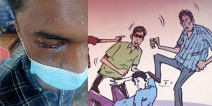 ഡിഗ്രി വിദ്യാര്ത്ഥിയെ സീനിയര് വിദ്യാര്ത്ഥികള് അതിക്രൂരമായി മര്ദ്ദിച്ചു ഡിഗ്രി വിദ്യാര്ത്ഥിയെ സീനിയര് വിദ്യാര്ത്ഥികള് അതിക്രൂരമായി മര്ദ്ദിച്ചു