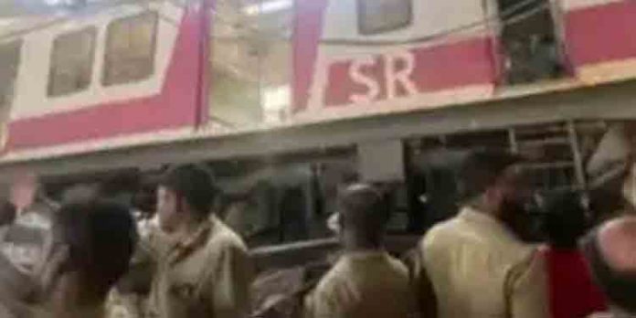 ട്രെയിന് പ്ലാറ്റ്ഫോമിലേക്ക് ഇടിച്ചുകയറി എന്ജിന് ഡ്രൈവര്ക്ക് പരിക്കേറ്റു ട്രെയിന് പ്ലാറ്റ്ഫോമിലേക്ക് ഇടിച്ചുകയറി എന്ജിന് ഡ്രൈവര്ക്ക് പരിക്കേറ്റു