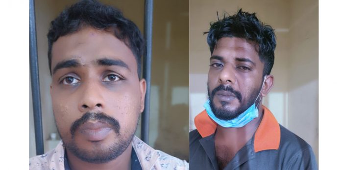 കാറിൽ കടത്തിയ 6 കിലോ കഞ്ചാവുമായി രണ്ട് യുവാക്കൾ അറസ്റ്റിൽ കാറിൽ കടത്തിയ 6 കിലോ കഞ്ചാവുമായി രണ്ട് യുവാക്കൾ അറസ്റ്റിൽ