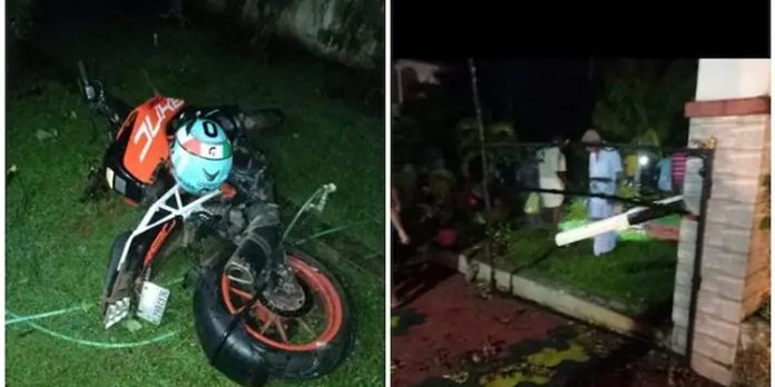 എരുമേലിയിൽ ബൈക്ക് വീട്ടിലേക്ക് ഇടിച്ചുകയറി വിദ്യാർത്ഥിനി മരിച്ചു എരുമേലിയിൽ ബൈക്ക് വീട്ടിലേക്ക് ഇടിച്ചുകയറി വിദ്യാർത്ഥിനി മരിച്ചു