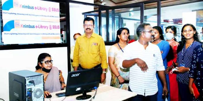 സംസ്കൃത സർവ്വകലാശാല ലൈബ്രറിയിൽ നിമ്പസ് (KNIMBUS) പ്ലാറ്റ്ഫോം തുടങ്ങി സംസ്കൃത സർവ്വകലാശാല ലൈബ്രറിയിൽ നിമ്പസ് (KNIMBUS) പ്ലാറ്റ്ഫോം തുടങ്ങി