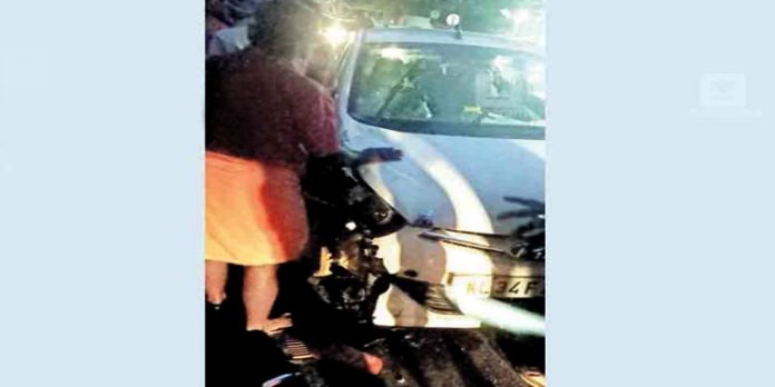 പാമ്പാടിയില് കാറും ബൈക്കും കൂട്ടിയിടിച്ച് ദമ്പതികള്ക്ക് പരിക്ക് പാമ്പാടിയില് കാറും ബൈക്കും കൂട്ടിയിടിച്ച് ദമ്പതികള്ക്ക് പരിക്ക്