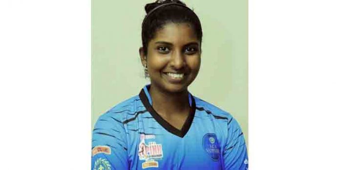അണ്ടര് 19 നാഷണല് വിമന്സ് ക്രിക്കറ്റില് തിരുവല്ല സ്വദേശിനിക്ക് സെലക്ഷന് അണ്ടര് 19 നാഷണല് വിമന്സ് ക്രിക്കറ്റില് തിരുവല്ല സ്വദേശിനിക്ക് സെലക്ഷന്