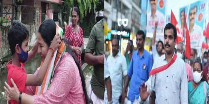 തൃക്കാക്കരയില് എല്ഡിഎഫ്, യുഡിഎഫ് സ്ഥാനാര്ത്ഥികളുടെ മൂന്നാംഘട്ട പ്രചാരണം ഇന്നും തുടരും തൃക്കാക്കരയില് എല്ഡിഎഫ്, യുഡിഎഫ് സ്ഥാനാര്ത്ഥികളുടെ മൂന്നാംഘട്ട പ്രചാരണം ഇന്നും തുടരും