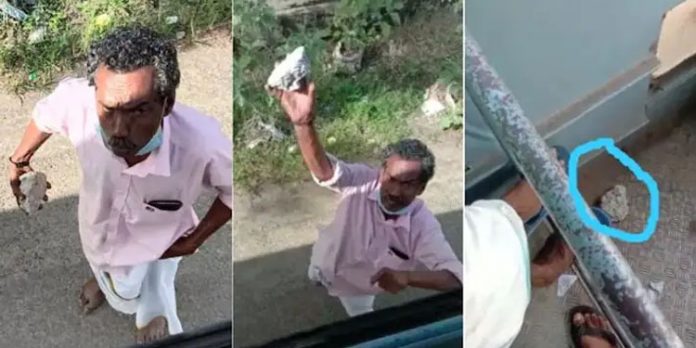 കെഎസ്ആർടിസി ബസിനുള്ളിൽ നഗ്നതാപ്രദർശനം ; ഇറക്കിവിട്ട കോൺഗ്രസ് മുൻ പഞ്ചായത്ത് അംഗം ബസിന് കല്ലെറിഞ്ഞു കെഎസ്ആർടിസി ബസിനുള്ളിൽ നഗ്നതാപ്രദർശനം ; ഇറക്കിവിട്ട കോൺഗ്രസ് മുൻ പഞ്ചായത്ത് അംഗം ബസിന് കല്ലെറിഞ്ഞു