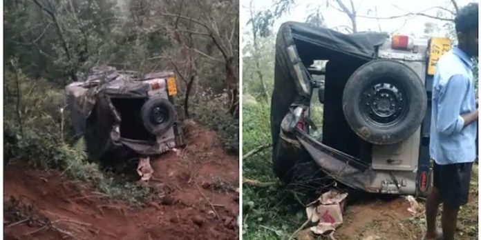 സൂര്യനെല്ലിയിൽ ജീപ്പ് 150 അടി താഴ്ചയിലേക്ക് മറിഞ്ഞു ; 7 വിനോദസഞ്ചാരികൾക്ക് പരിക്ക് ; രണ്ടുപേരുടെ നില ഗുരുതരം സൂര്യനെല്ലിയിൽ ജീപ്പ് 150 അടി താഴ്ചയിലേക്ക് മറിഞ്ഞു ; 7 വിനോദസഞ്ചാരികൾക്ക് പരിക്ക് ; രണ്ടുപേരുടെ നില ഗുരുതരം