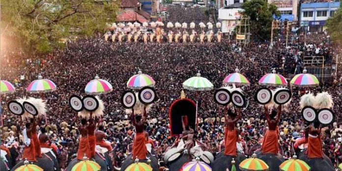 തൃശ്ശൂര്പൂരത്തിന് കോടിയേറി തൃശ്ശൂര്പൂരത്തിന് കോടിയേറി