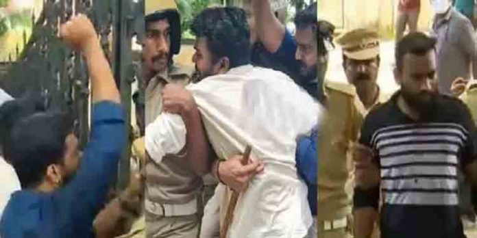 കന്റോണ്മെന്റ് ഹൗസില് പ്രതിഷേധം : ഡിവൈഎഫ്ഐ പ്രവര്ത്തകര് അറസ്റ്റില് കന്റോണ്മെന്റ് ഹൗസില് പ്രതിഷേധം : ഡിവൈഎഫ്ഐ പ്രവര്ത്തകര് അറസ്റ്റില്