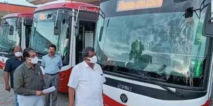 തിരുവനന്തപുരം സിറ്റി സര്ക്കുലര് സര്വീസിന് ഇനി ഇലക്ട്രിക് ബസുകള് ലഭ്യമാകും തിരുവനന്തപുരം സിറ്റി സര്ക്കുലര് സര്വീസിന് ഇനി ഇലക്ട്രിക് ബസുകള് ലഭ്യമാകും