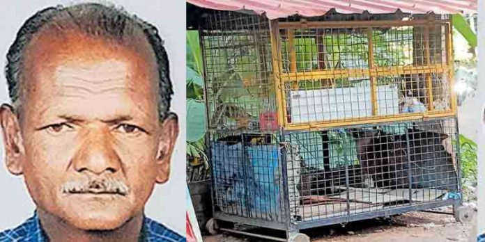 കാഴ്ചശക്തി ഇല്ലാത്ത ആള് തുടങ്ങിയ പെട്ടിക്കട മോഷ്ടിച്ചു കൊണ്ടു പോയി കാഴ്ചശക്തി ഇല്ലാത്ത ആള് തുടങ്ങിയ പെട്ടിക്കട മോഷ്ടിച്ചു കൊണ്ടു പോയി
