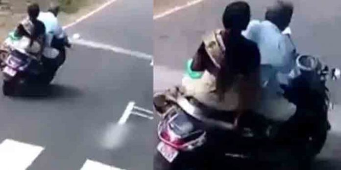 ബസിന് മുന്നില് പെട്ടെന്ന് വെട്ടിത്തിരിച്ചു, സഡന് ബ്രേക്കിട്ട് ഡ്രൈവര് ; സ്കൂട്ടര് യാത്രികന് 11,000 രൂപ പിഴ ബസിന് മുന്നില് പെട്ടെന്ന് വെട്ടിത്തിരിച്ചു, സഡന് ബ്രേക്കിട്ട് ഡ്രൈവര് ; സ്കൂട്ടര് യാത്രികന് 11,000 രൂപ പിഴ