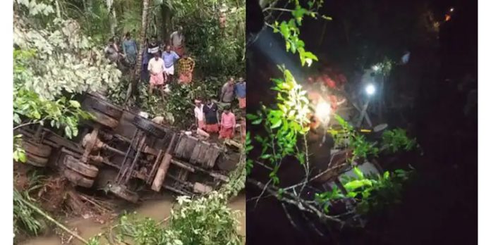 നീലേശ്വരത്ത് ലോറി മറിഞ്ഞ് ക്ലീനർ മരിച്ച സ്ഥലത്ത് വീണ്ടും ലോറി മറിഞ്ഞ് അപകടം നീലേശ്വരത്ത് ലോറി മറിഞ്ഞ് ക്ലീനർ മരിച്ച സ്ഥലത്ത് വീണ്ടും ലോറി മറിഞ്ഞ് അപകടം