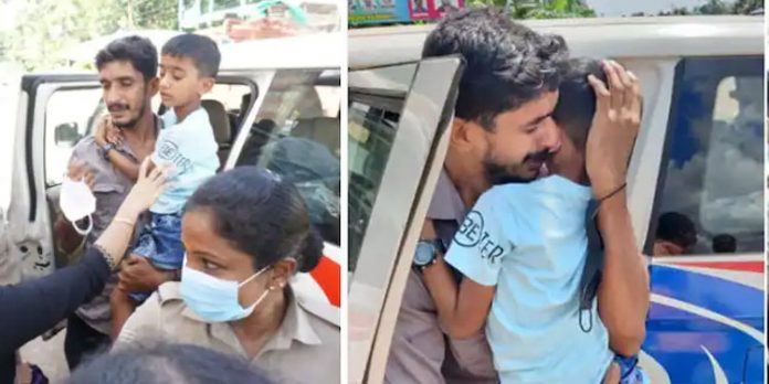 സ്കൂൾ വിട്ട് വീട്ടിലേക്ക് പോയ ഒന്നാം ക്ലാസ്സുകാരനെ കാണാനില്ല ; മിനിറ്റുകൾക്കകം കണ്ടെത്തി തൃശ്ശൂര് പോലീസ് സ്കൂൾ വിട്ട് വീട്ടിലേക്ക് പോയ ഒന്നാം ക്ലാസ്സുകാരനെ കാണാനില്ല ; മിനിറ്റുകൾക്കകം കണ്ടെത്തി തൃശ്ശൂര് പോലീസ്